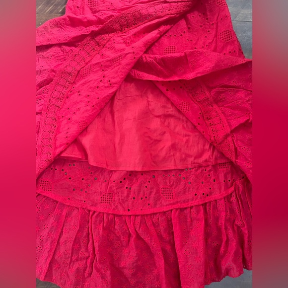 Eyelet embroidered handmade skirt medium NWT - Picture 2 of 6